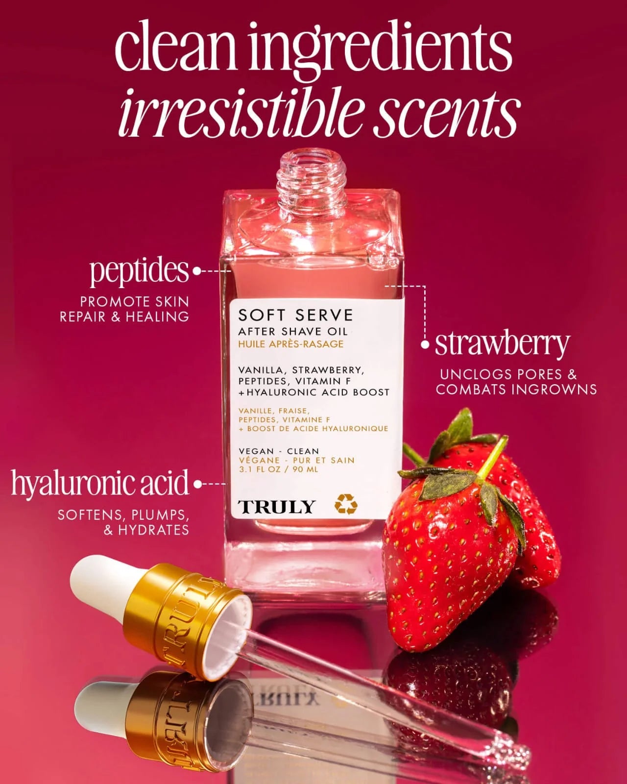 Truly🍓 - Aceite Aclarante Post Afeitado- ¡Paga al Recibir!